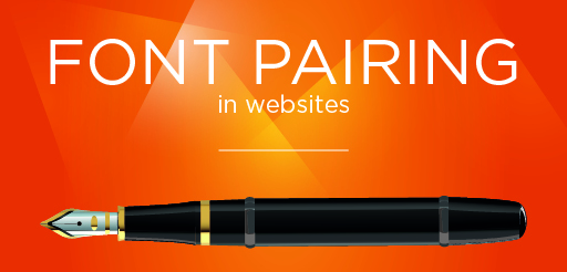 Font pairing in websites